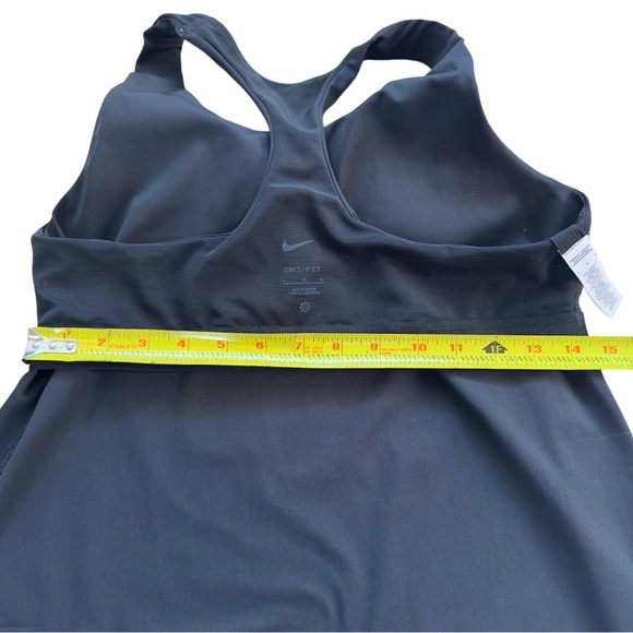 Nike Swoosh Women’s Large Support Padded Sports Bra Tank Black - Picture 7 of 10